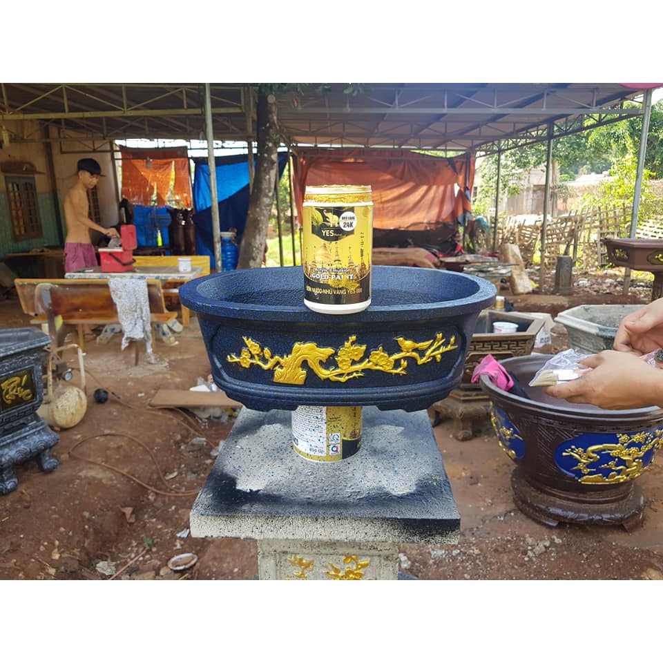 Khuôn đúc chậu cảnh Ôvan 45