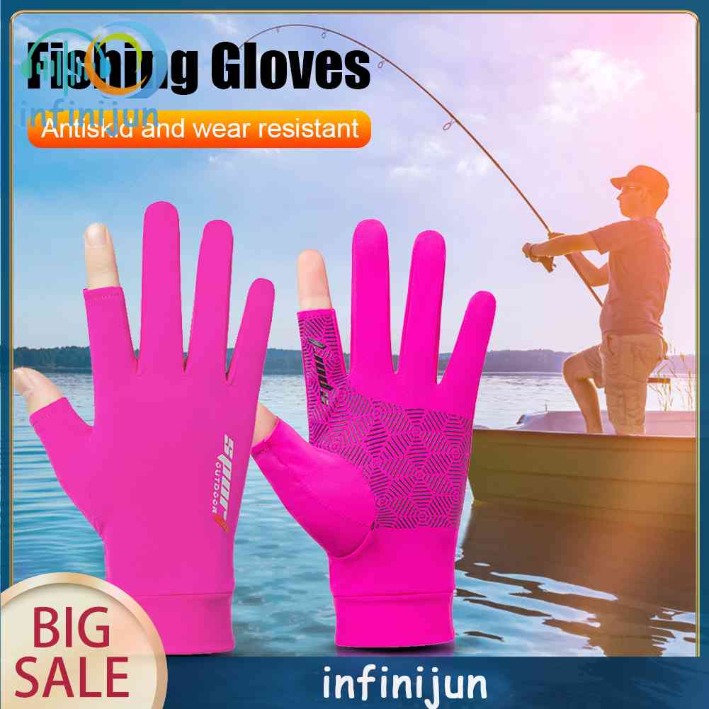 1 Đôi Găng Tay Câu Cá Chống Trượt 2 Ngón Cao Cấp Sự Bảo Vệ