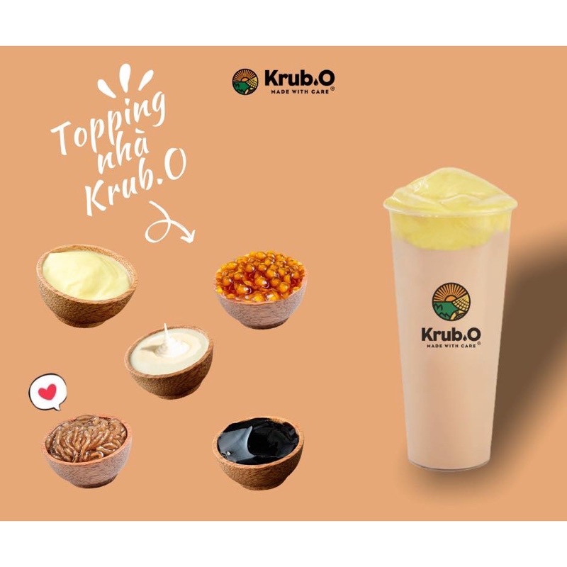 Bột Milk Foam Machiato Krub O 50g