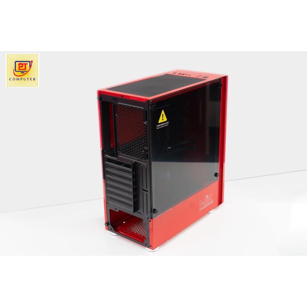 Vỏ case máy tính Luffy hỗ trợ lắp main ATX mặt hông kính cường lực- Hàng Chính Hãng - Máy Tính Báo Hồng