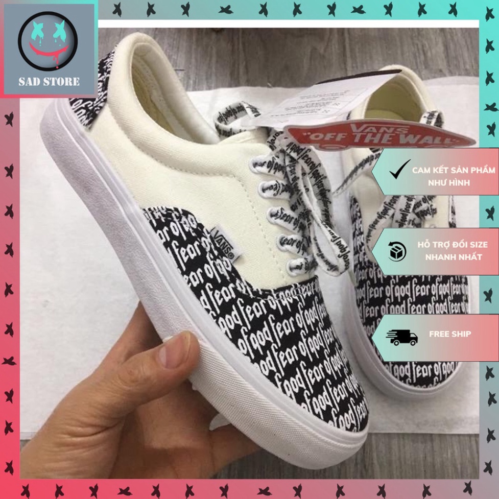 Giày Vans Fog Buộc Dây, Giày Vans Thể Thao Nam Nữ Full Box