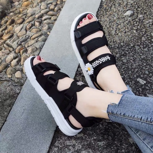 Sandal 7p nữ quai hậu nâng đế tôn dáng