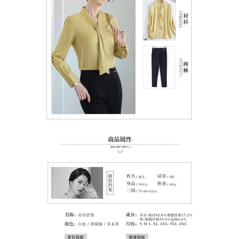 Áo Sơ Mi Chiffon Tay Dài Thời Trang Thanh Lịch Dành Cho Nữ