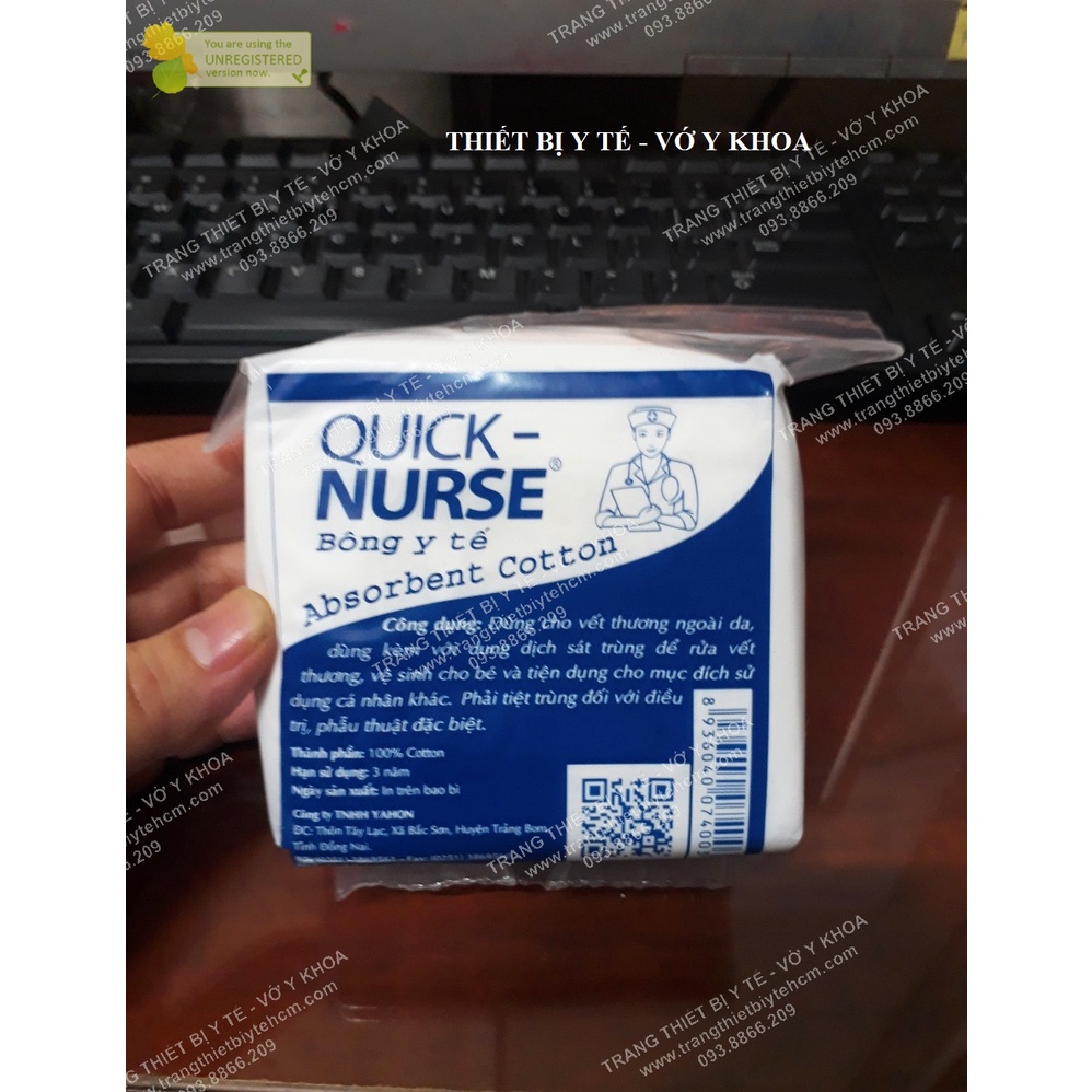 Bông Gòn Y Tế Quick Nurse gói 25g