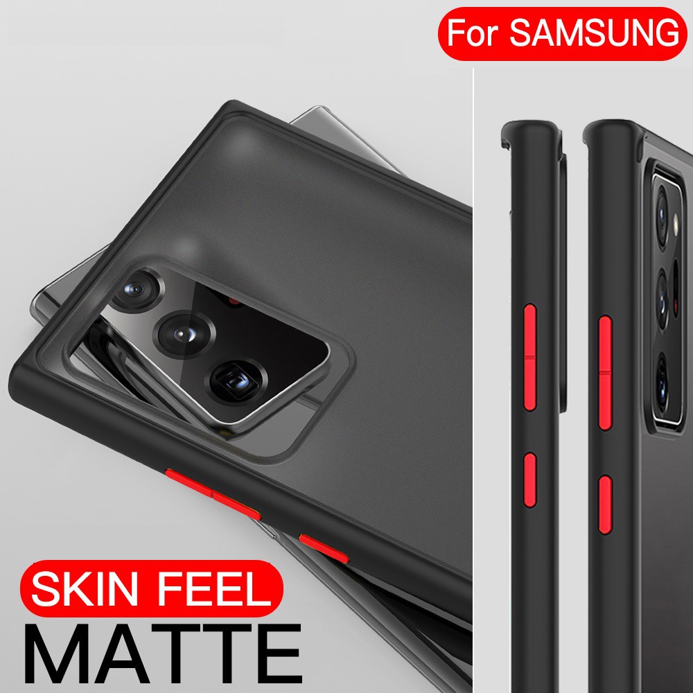 Ốp điện thoại silicone trong suốt chống sốc cho Samsung Galaxy Note 20 Ultra Not 20 S20 Plus S 20 A21S