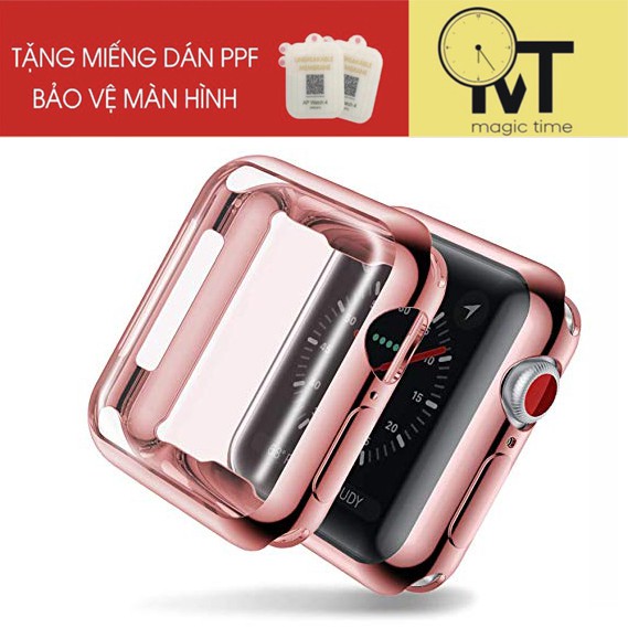 Ốp Silicon Dẻo Full Màn Bảo Vệ Apple Watch