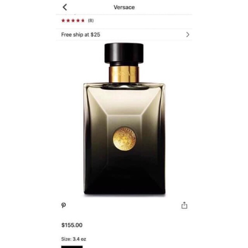 Nước Hoa Versace Pour Homme Oud Noir Edp 100ml