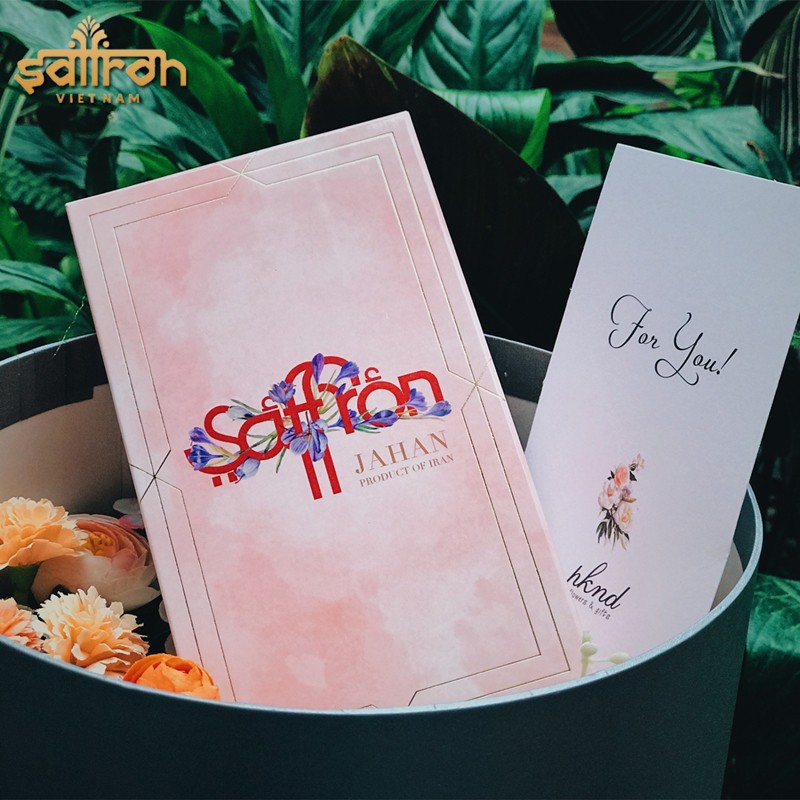 Nhụy Hoa Nghệ Tây Saffron Jahan 0.5Gr/hộp thuộc thương hiệu Saffron Việt Nam