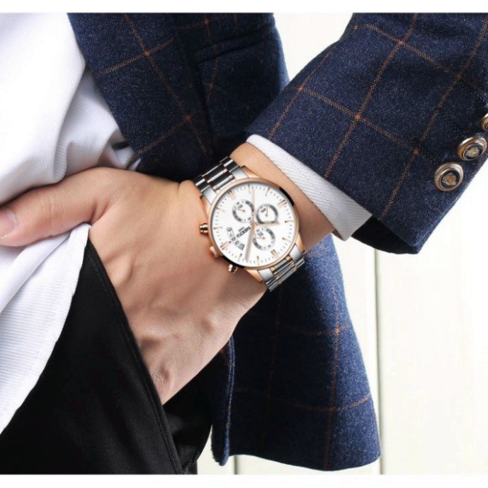 XỦ XẢ TOÀN BỘ [Tặng vòng tay]Đồng hồ nam NIBOSI chính hãng NI2309 tặng dụng cụ tháo chốt XỦ XẢ TOÀN BỘ