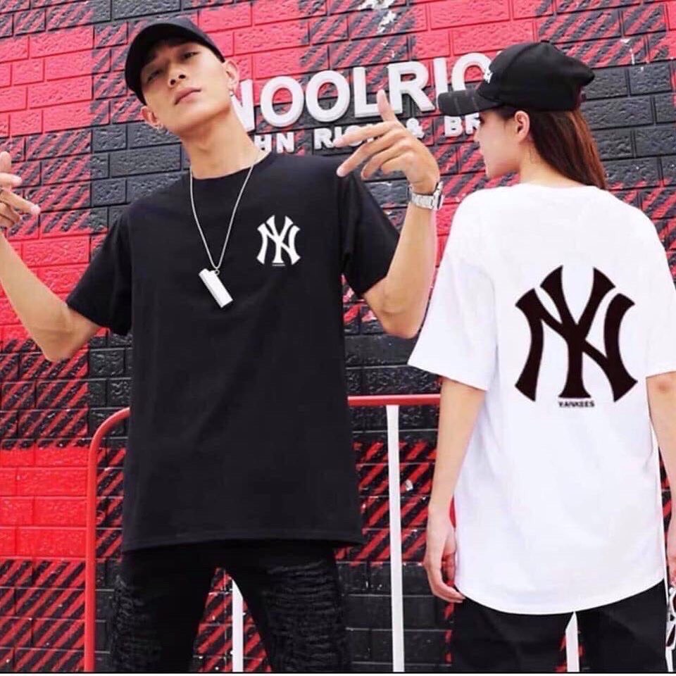 Áo thun nam nữ NY unisex form rộng cao cấp bền màu hot trend 1Kenz