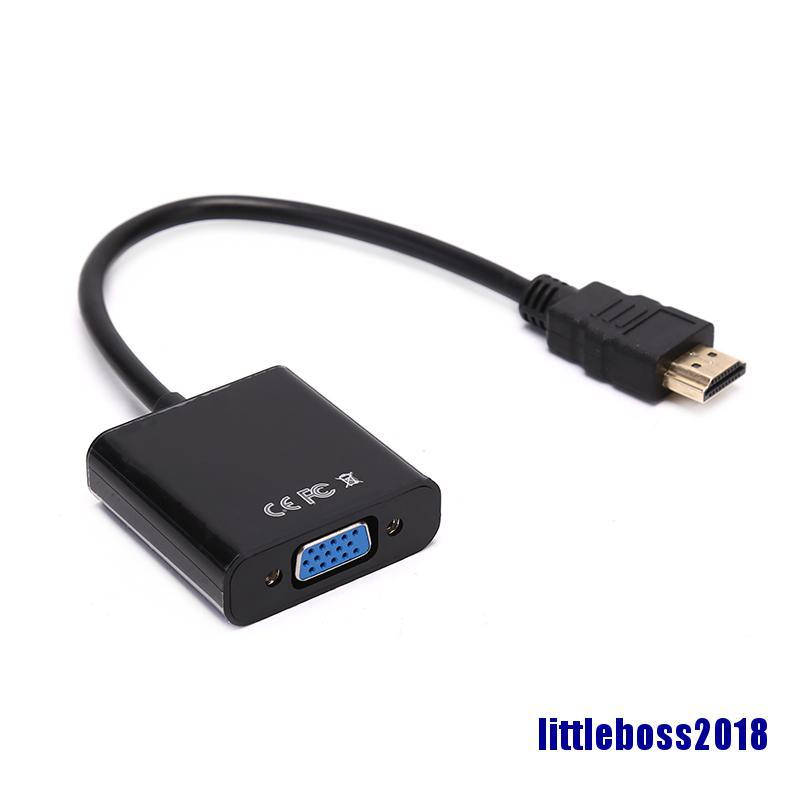 Dây Cáp Chuyển Đổi Video 1080p Hdmi Sang Vga Cho Pc Hdtv 2018