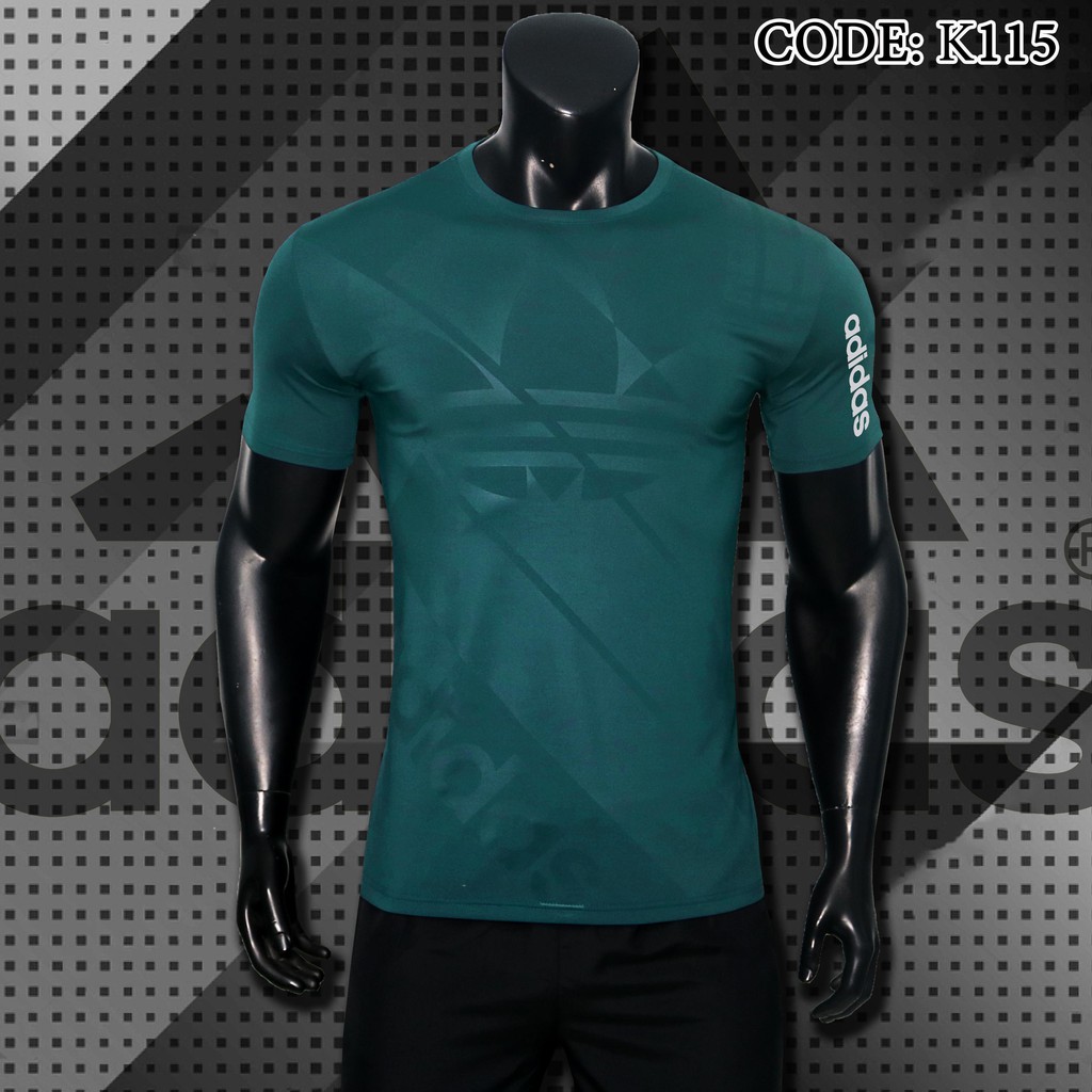 Áo thun thể thao nam dập vân, chất liệu thun lanh, size M-2xl (K115) | BigBuy360 - bigbuy360.vn