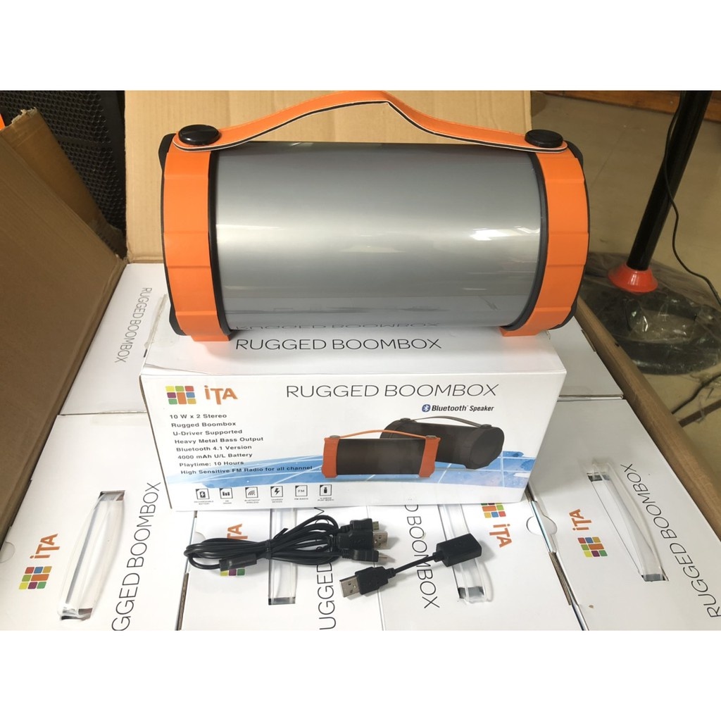 Loa  Bluetooth  BOOMBOX  TO tiên tiến, hỗ trợ hầu hết các thiết bị Bluetooth. 10w