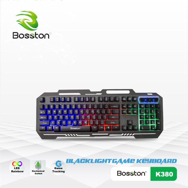 Bàn phím Chuyên Game Bosston LED K380