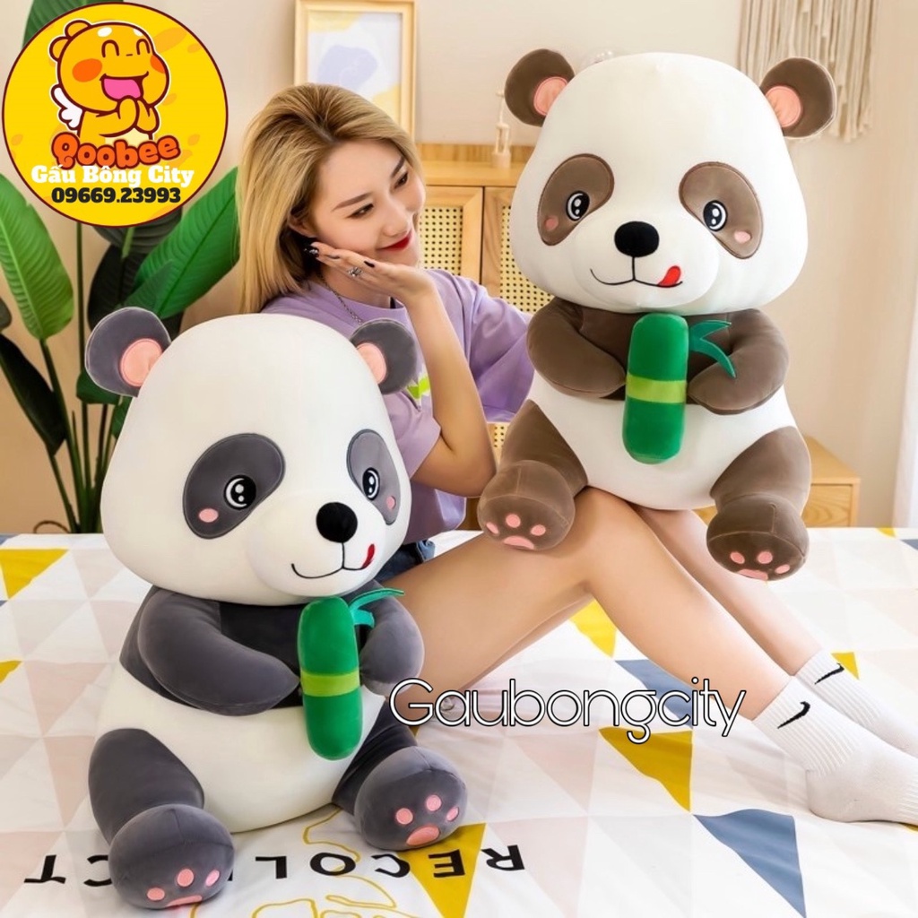 Gấu Bông Gấu Trúc Panda Ngồi - Gấu Trúc Nhồi Bông Cao Cấp