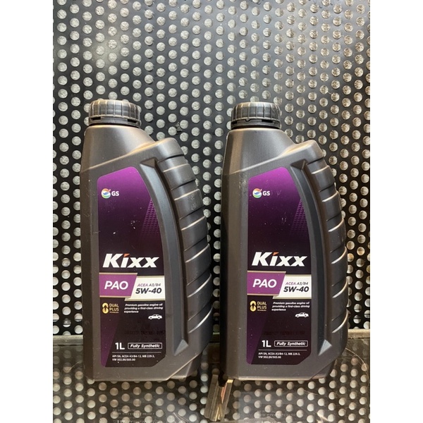 Nhớt cao cấp xe ga xe hơi Kixx PAO A3,B4 5W40 API SN Fully Synthetic 1L