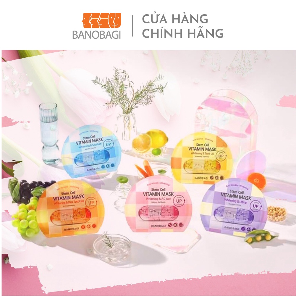 Mặt Nạ Banobagi Viên Thuốc Vitamin C E A B Dưỡng Ẩm Trắng Da Dưỡng Ẩm Collagen Ngừa Lão Hóa - Chăm Sóc Da Hàn Quốc Dezy