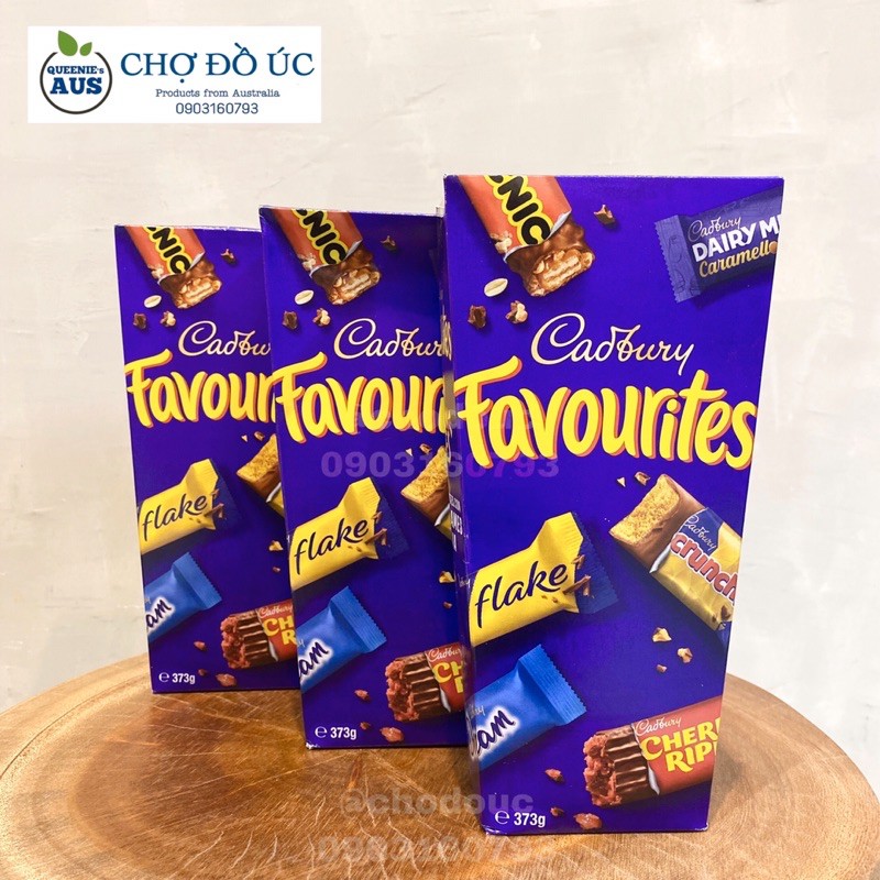 Chocolate CADBURY Favourites The BIG Share hộp 820g - socola nhập Úc