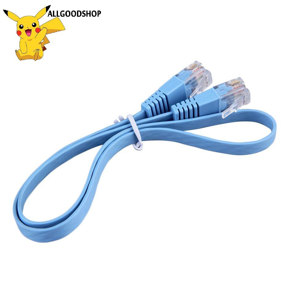 1 Dây Cáp Mạng Lan Rj45 Cat6 8p8c 0.5m Màu Xanh