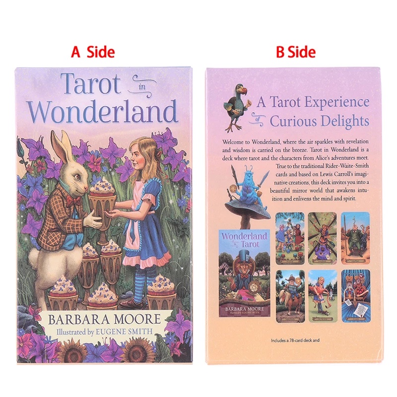 Tarot in Wonderland Tarot Cards Prophecy Divination Deck Party Board Card Game
