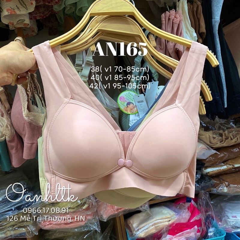Áo lót bầu - Áo ngực sau sinh cho con bú hàng thái viền đúc