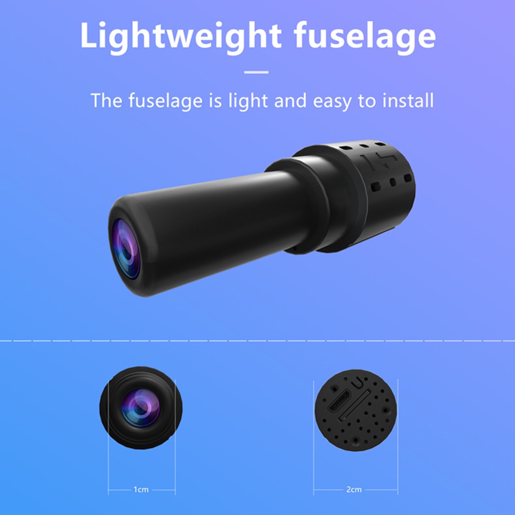 Thiết bị camera Camera an ninh 6x2x2cm Camera thu nhỏ Thiết bị cảm biến Camera màu đen Camera mini hợp kim nhôm Camera không dây Camera quan sát ban đêm