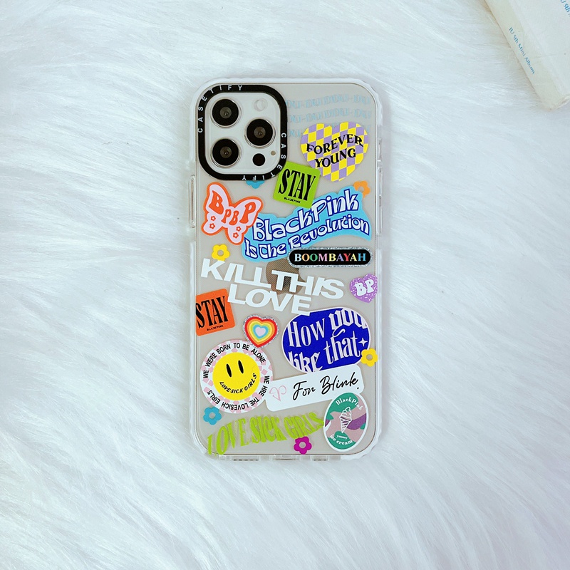 Ốp điện thoại silicon TPU in hình BLACKPINK cho iPhone 7 8 Plus X XS XR 11 12 13 Pro Max SE 2020 | BigBuy360 - bigbuy360.vn