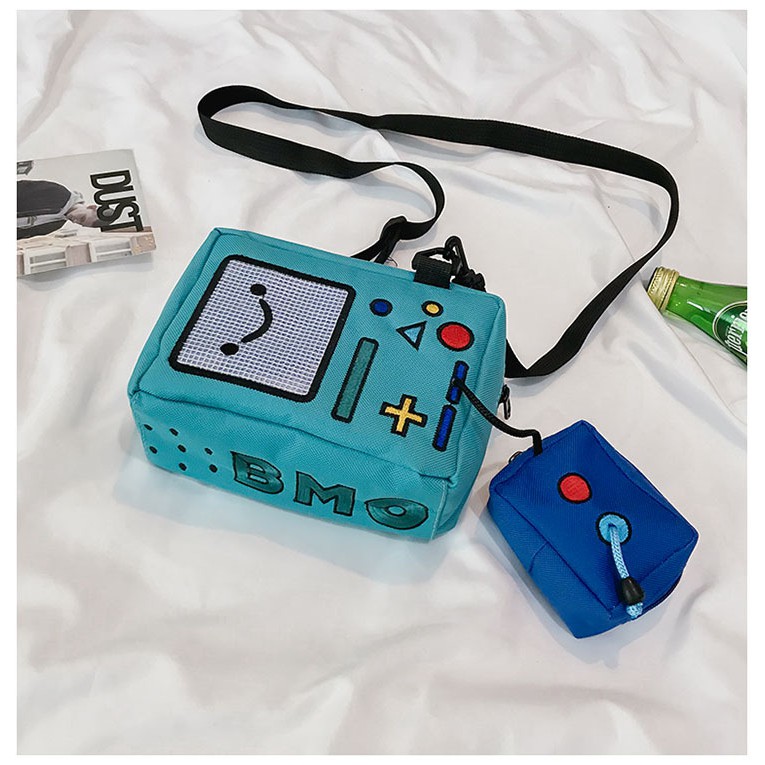 Adventure Time Túi đeo chéo mini thời trang năng động cho nữ IKON