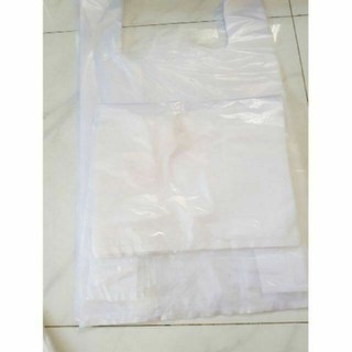 1kg Túi xốp Zin trắng 2 quai đựng thực phẩm