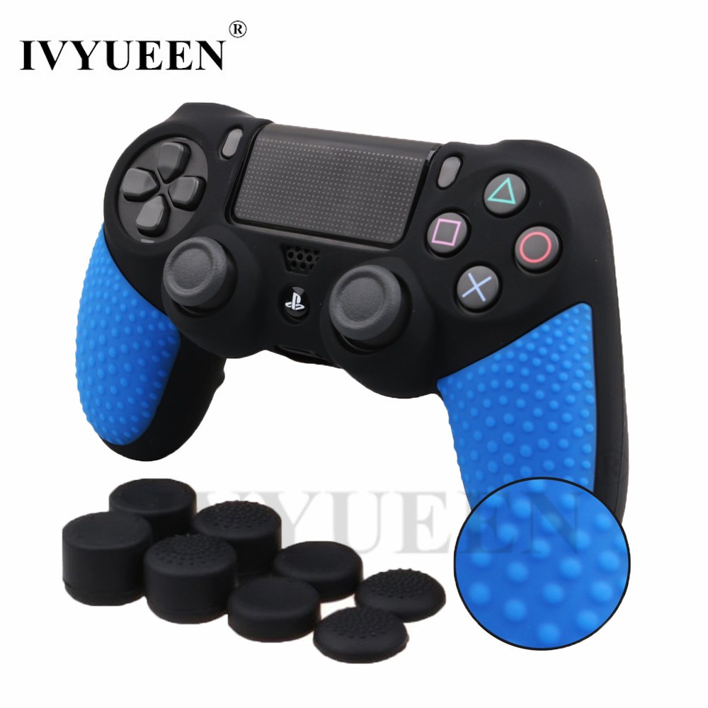 Vỏ Silicon Mềm 9 Trong 1 Bảo Vệ Tay Cầm Chơi Game Playstation 4 Ps4 Ds4 Pro