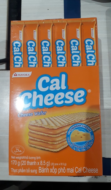 Bánh xốp phô mai Cal Cheese hộp 20 cái x 8.5g | BigBuy360 - bigbuy360.vn