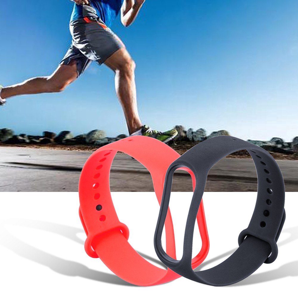 Dây Đeo Thay Thế 10 Màu Cho Đồng Hồ Thông Minh Xiaomi Mi Band 3 4