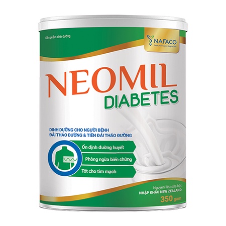 Sữa Neomil Diabetes (DINH DƯỠNG CHO NGƯỜI BỆNH ĐÁI THÁO ĐƯỜNG)