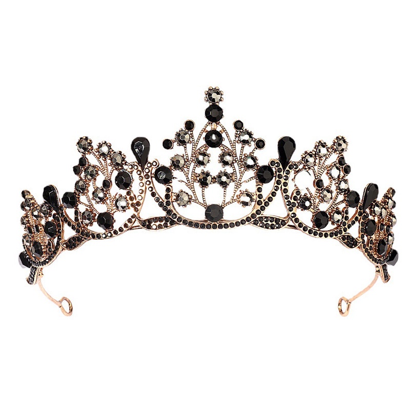 Vương miện cài tóc cô dâu đính đá sang trọng