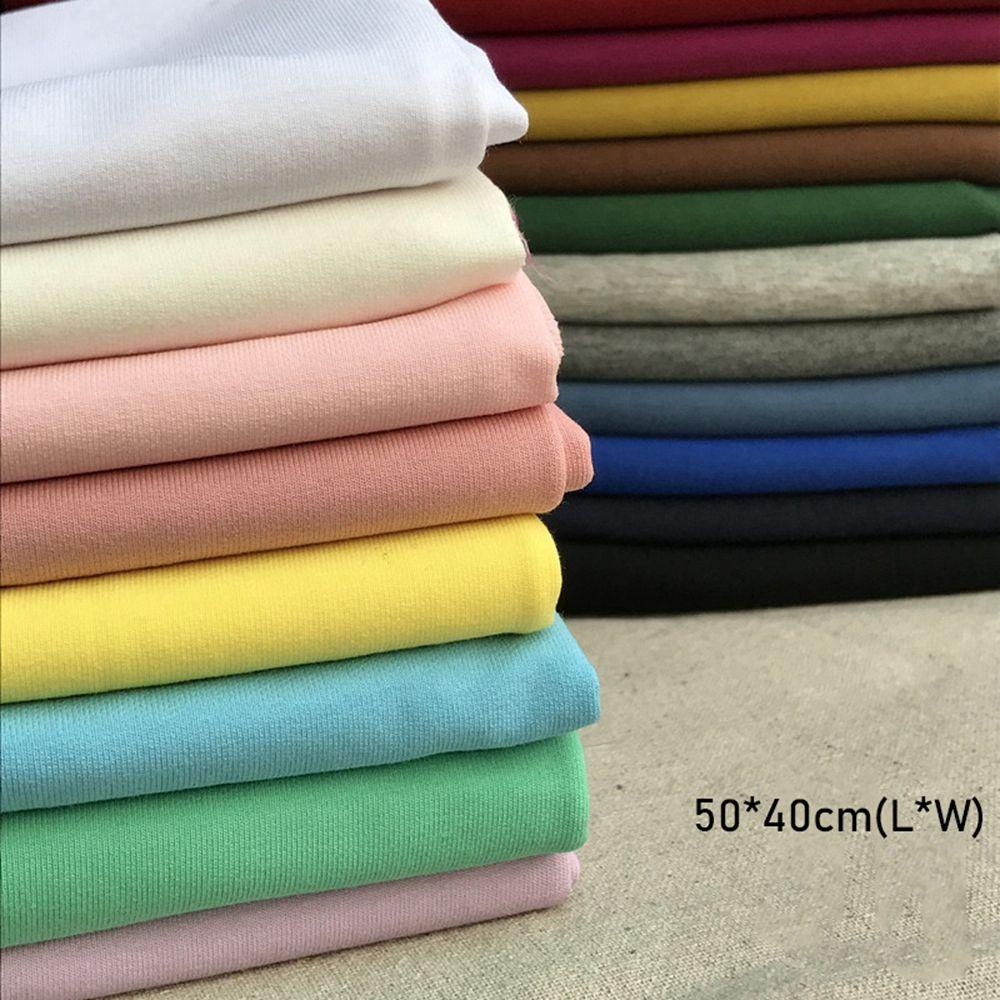 Vải Cotton Màu Cầu Vồng Phụ Kiện May Vá Cho Búp Bê 50 * 40cm 1 / 6