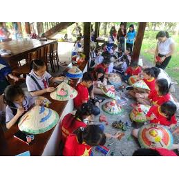 Cung cấp nón lá cho hội thi vẽ tranh