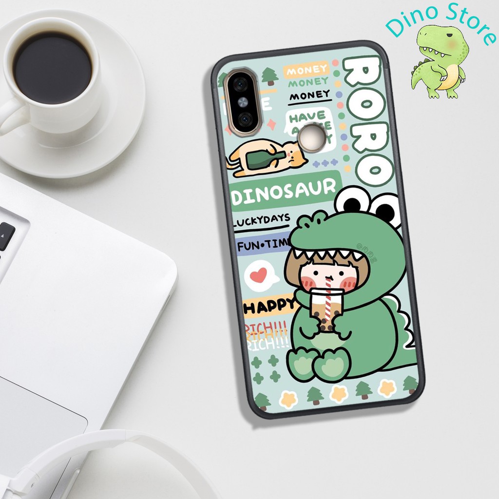 ỐP LƯNG XIAOMI REMID NOTE 5/5 PRO/NOTE 6/6 PRO  ,  IN HÌNH KHỦNG LONG NGỘ NGHĨNH VÀ CUTE