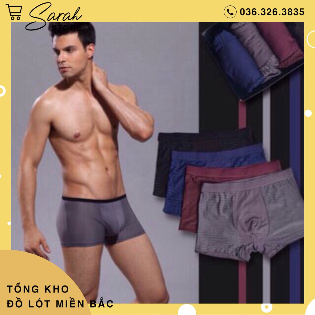 Combo Hộp 4 Quần Sịp Thông Hơi Loại Mới