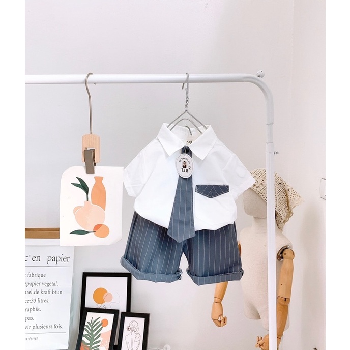 Set bộ yếm công tử siêu đáng yêu cho bé trai