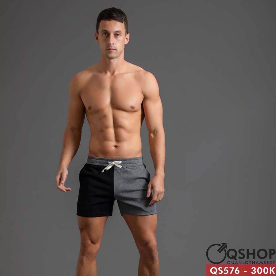 Quần short thun nam tập gym, cao cấp QSHOP QS576