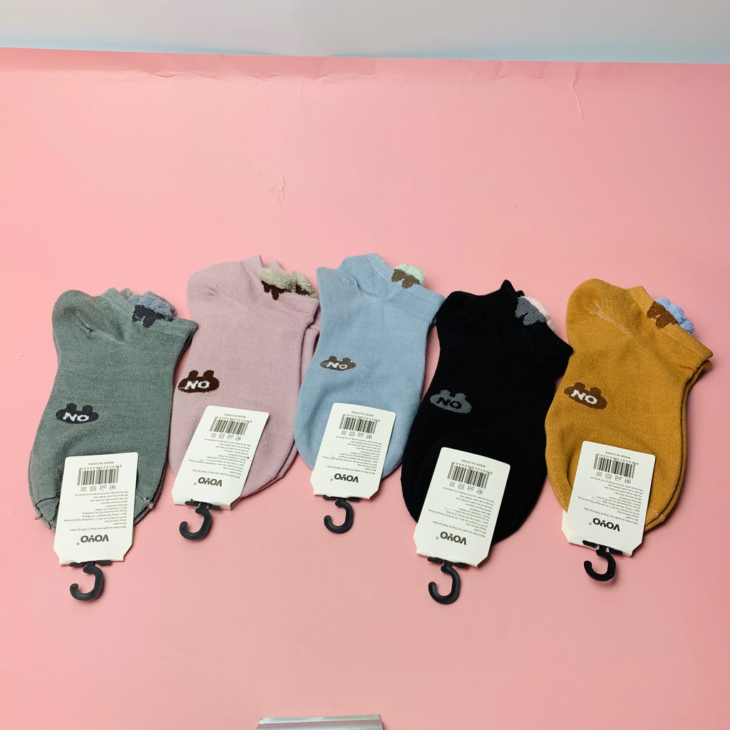 Tất Vớ Nữ Cotton Trơn Ulzzang Cổ Ngắn Freesize, Tất Nữ Khử Mùi Phong Cách Vintage Hàn Quốc