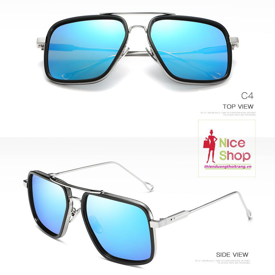 Mắt kính nam Perfe phân cực gọng vuông độc đáo | BigBuy360 - bigbuy360.vn