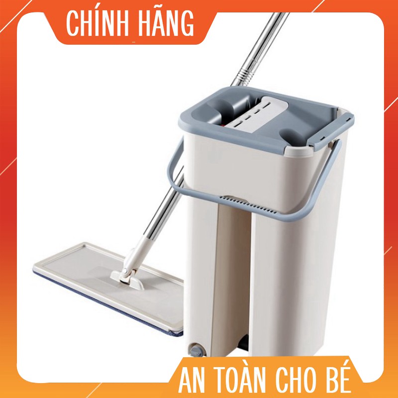 Bộ cây lau nhà thông minh kèm thùng vắt 2 ngăn Inochi BH-M900 (Size Trung) (tiêu chuẩn Nhật Bản)