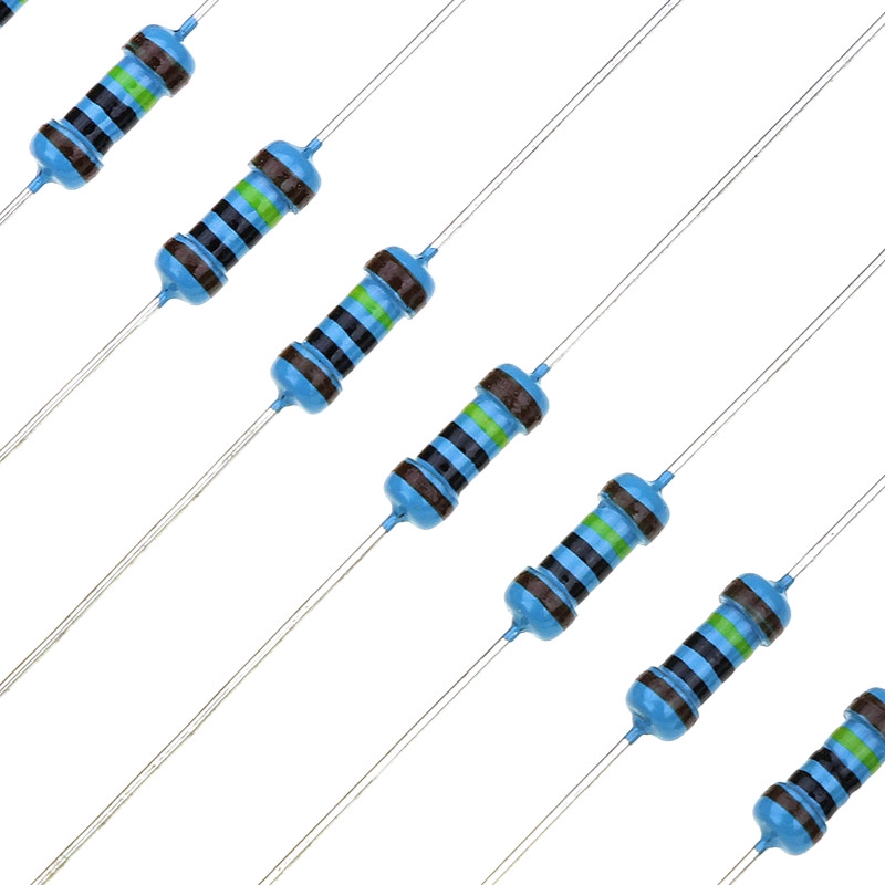 Bộ 100 điện trở kim loại 1/4W 1%