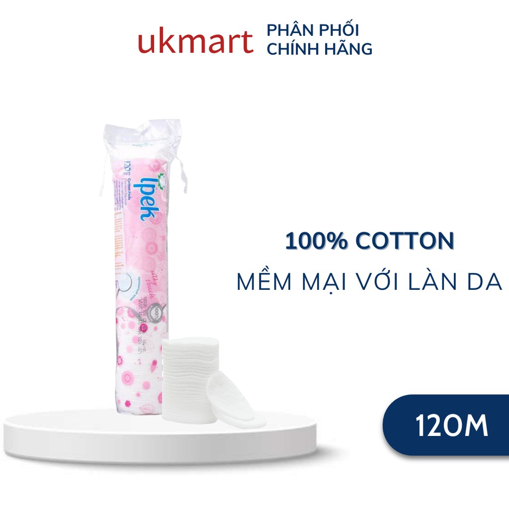 Bông Tẩy Trang IPEK Thổ Nhĩ Kỳ Mềm Mịn 100% Cotton