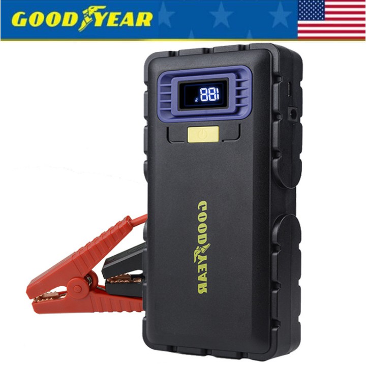 Bộ kích nổ ô tô, kiêm pin sạc dự phòng Goodyear GY-5230 Dung lượng pin: 16000mAh - HÀNG CHÍNH HÃNG