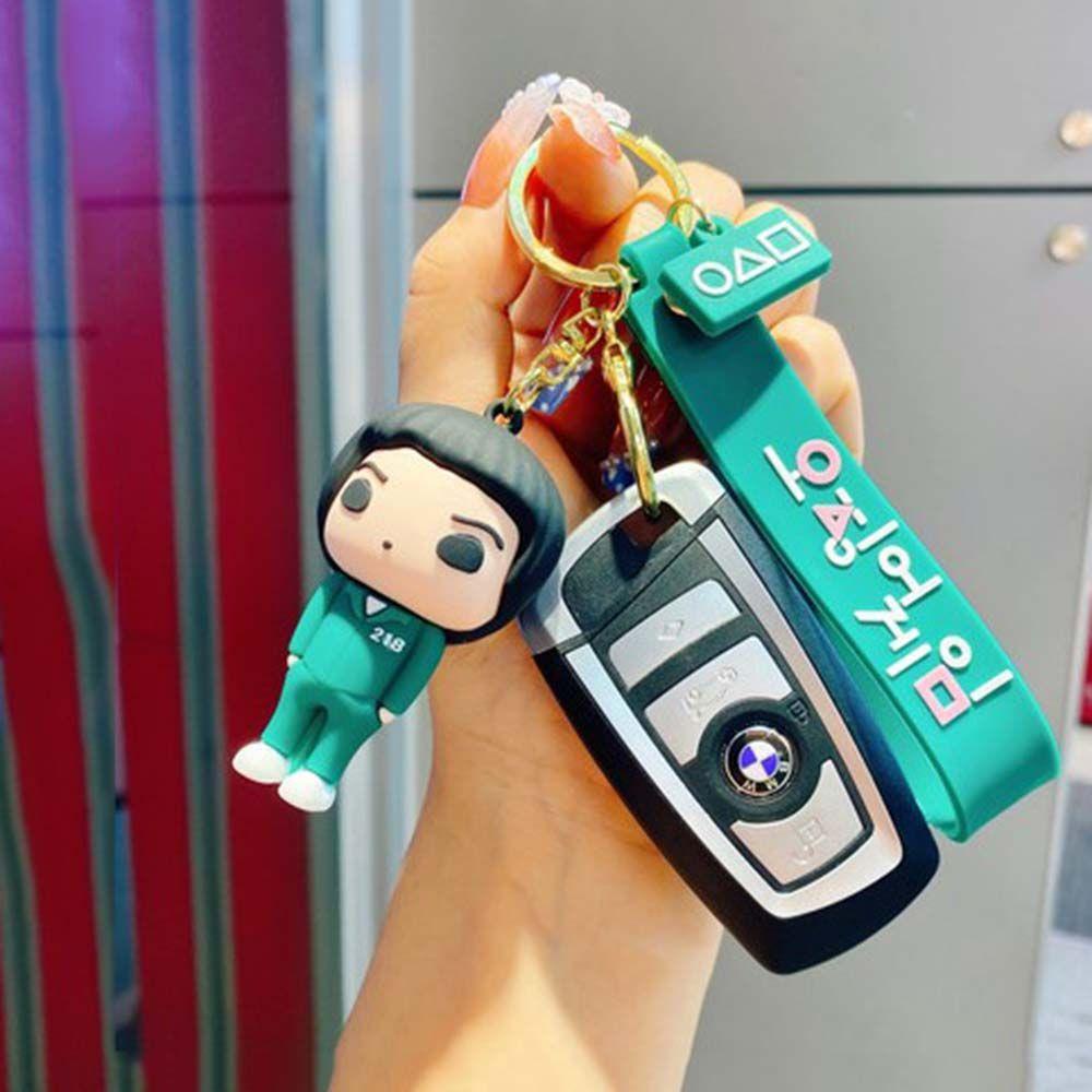 LANFY Móc Khóa Gắn Ba Lô / Túi Xách Hình Mực Chơi Game Hình Con Mực