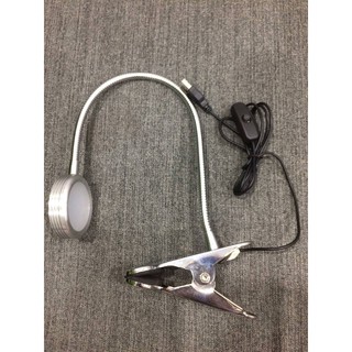 Đèn led kẹp hỗ trợ nối mi, phun xăm, nail