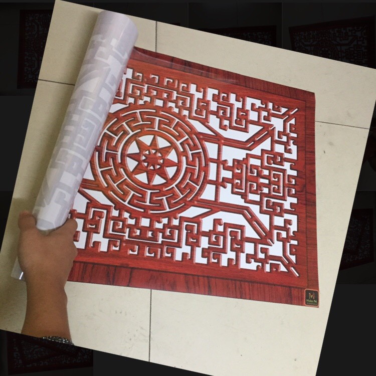 TẤM CHỐNG ÁM KHÓI dán phòng thờ, dán lên trần nhà, không phải khoan, Kích thước 41 x61cm [ Thất Bảo ] Cần có