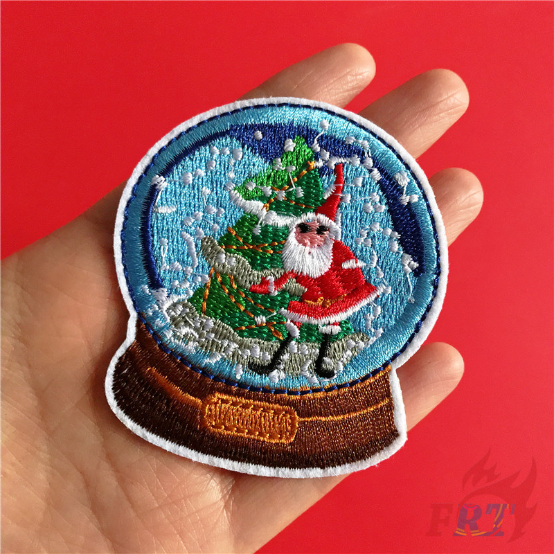 1 Miếng Dán Ủi Quần Áo Hình Giáng Sinh Dễ Thương